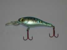 Depth Charge Rum Runner Crank bait Blue and Silver