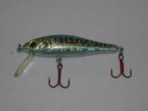 Little Bandit Crank bait blue and Silver