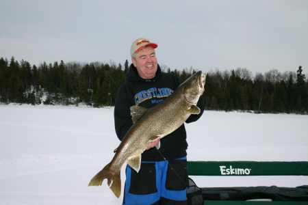 Nice Lake trout from the ice