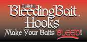Walleyes Inc. Depth charge  Rum Runner Crankbaits are hung with Daiichi Hooks