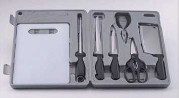 Maxam 8 Piece Fish Filet Knife and Cleaning Kit