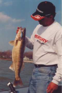 John Kolinski with a beutiful walleye