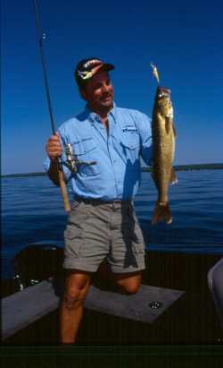 John Kolinski with a fine walleye