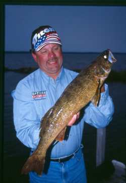 John Kolinski with a nice walleye