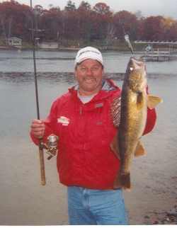 John Kolinski with a nice walleye