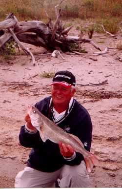 Bill Leonard the author with a fine walleye