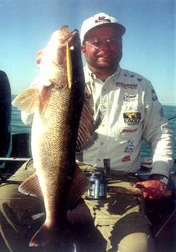 The Author Mark Martin with and Early April Erie Pig