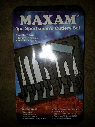 Maxam 9 Piece sportsman set