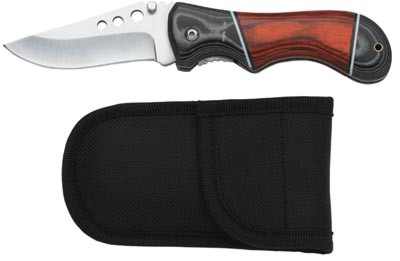 Maxam Lock Blade Wooden Handle