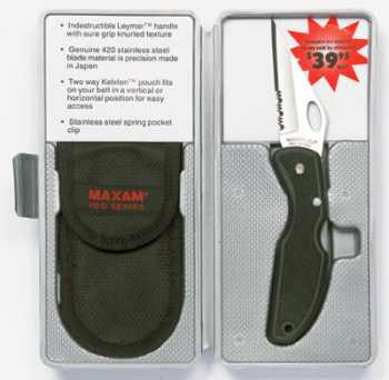 Maxam Lock Back Knife
