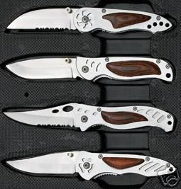 Maxum four knife locking gift set