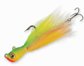 Yellow Perch patterned Northland Bionic Bucktail Jig