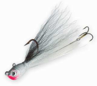 White Cisco flavored Northland Bionic Bucktail Jig