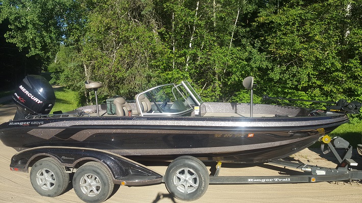 Rodney Topp's Ranger boat for sale on Walleyes Inc.