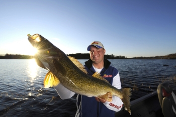 Walleyes, jigs, rigs and live bait—what could be more natural?