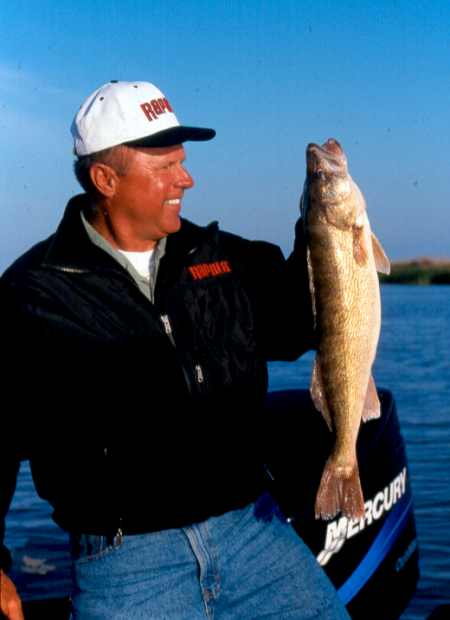 Norb Wallock shows off a nice southern Walleye