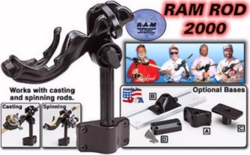 RAM ROD® Fishing Rod Holder with Flush Mounting Base - RAM-114-FU