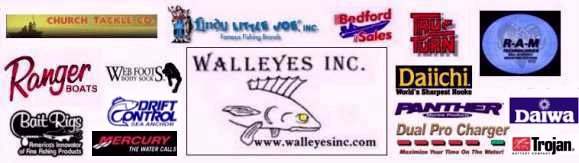 Walleyes Inc. and quick links to our proud sponsors